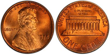 1974 1C MS67+ RD