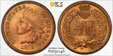 1879 1C MS66+ RD