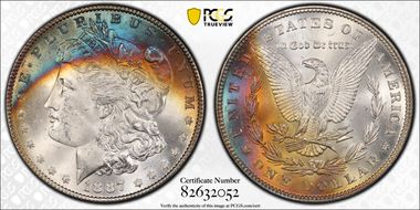 1887 $1 MS65+