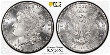 1881-S $1 MS68
