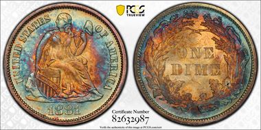 1881 10C MS67