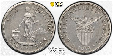 1903-S 10C AU53