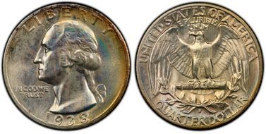 1938-S 25C MS67