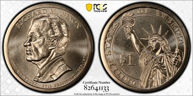 2016-P $1 Richard M. Nixon  Position A MS67