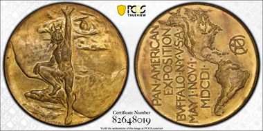1901 SC$1 HK-289 Pan-American Expo MS64