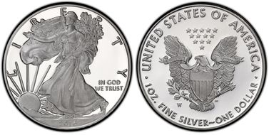 2016-W $1 Silver Eagle 30th Anniversary Lettered Edge PR69DCAM