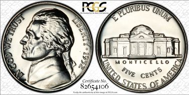 1952 5C Re-Engraved Obv Design FS-401 PR67