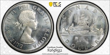 1962 S$1 MS64