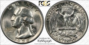1956 25C MS65