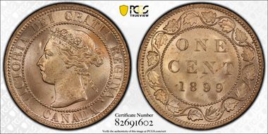 1899 1C RP9 MS66RD
