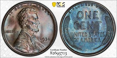 1931 1C MS65BN