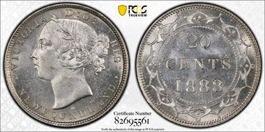 1888 20C MS64