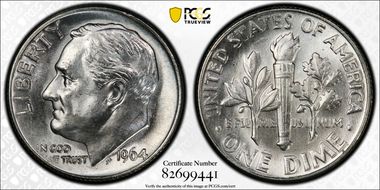 1964 10C DDR FS-802 (018.3) MS64