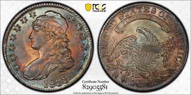 1833 50C MS65