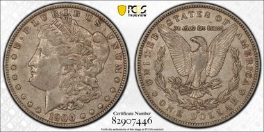1900-O/CC $1 VAM 7 XF40