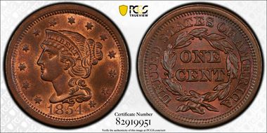 1854 1C MS66RB