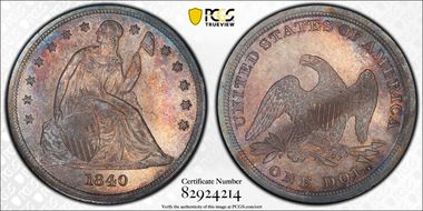 1840 $1 MS64