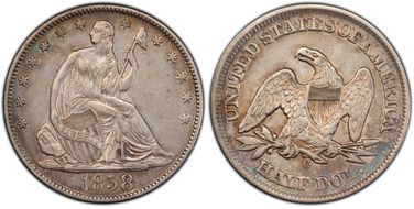 1858-O 50C WB-22 RPD XF45