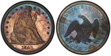 1845 $1 PR63