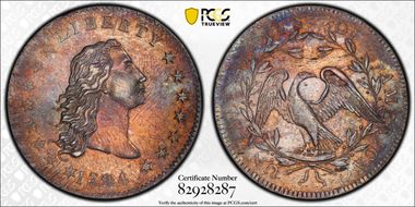 1794 $1 AU58+