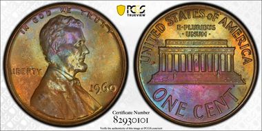 1960 1C Large Date MS66BN