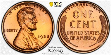 1938 1C PR66RD