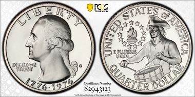 1976-S 25C Clad PR70DCAM