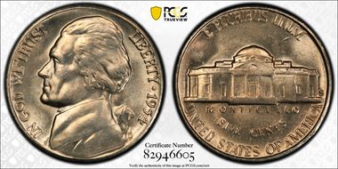 1954-S/S 5C RPM FS-502 MS65