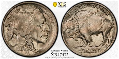 1913-D 5C Type 1 MS66+