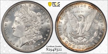 1889 $1 MS64