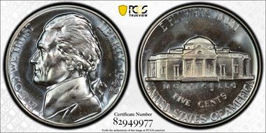 1942 5C Nickel PR67+