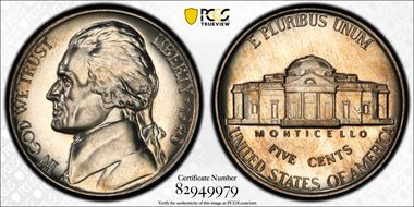 1940 5C Reverse of 1940 PR67