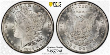 1884-CC $1 MS67+