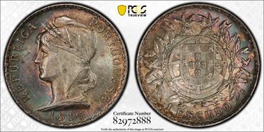 1916 Escudo MS62