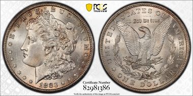 1883-CC $1 MS64