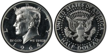 1964 50C Accented Hair PR65