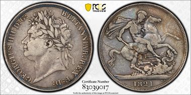 1821 Crown S-3805 Secundo VF30
