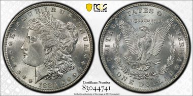 1885 $1 MS63+