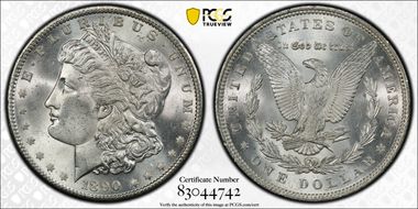 1890 $1 MS63