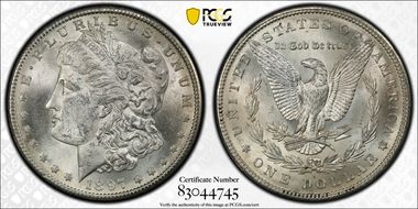1897-S $1 MS62+