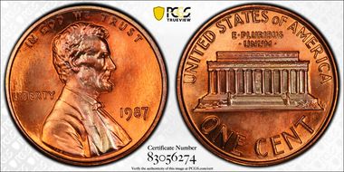 1987 1C MS68RD
