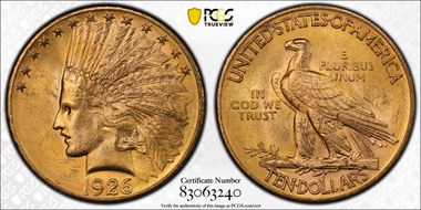 1926 $10 MS63