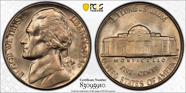 1946-D/D 5C D/Inverted D, FS-501 MS65FS