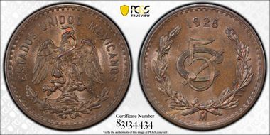 1926-Mo 5C MS64BN