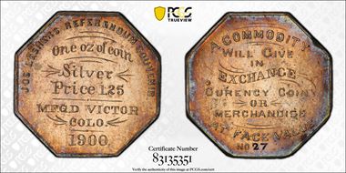 1900 SC$ HK-787 MS64