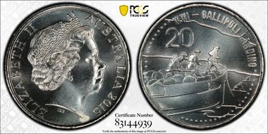 2015 20C Gallipoli Landing MS65