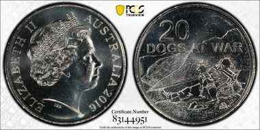 2016 20C Dogs at War MS64