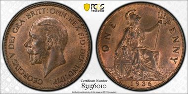 1936 1D S-4055 MS65RB