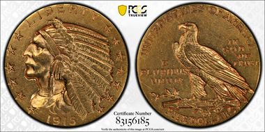 1915 $5 N1