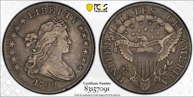 1799 $1 VF35